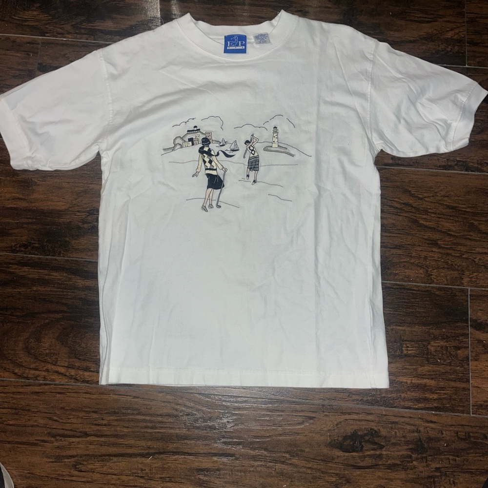 EP Pro White Tee with Fun Graphic